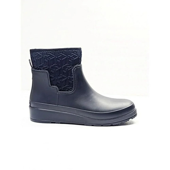 Tommy Hilfiger Women's Benio Waterproof Rain Boots Dark Blue Size 10 (MSRP $99) - Picture 2 of 9